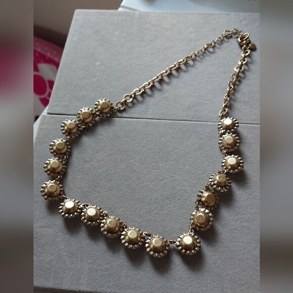 J. Crew round crystals necklace - Picture 2 of 11